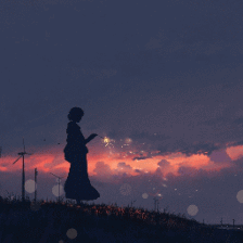 《点亮天空》Light up the Sky | 4K | 画师JW — Wallpaper Engine Steam Workshop preview image