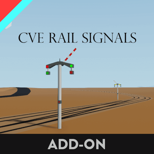 CVE Rail Signals | Now supports autonomous trains — Stormworks: Build and Rescue Steam Workshop preview image