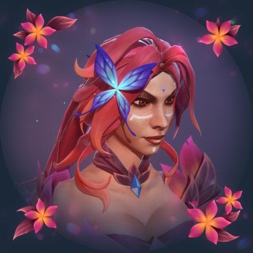 Fiery Fairy Lina Head — Dota 2 Workshop preview