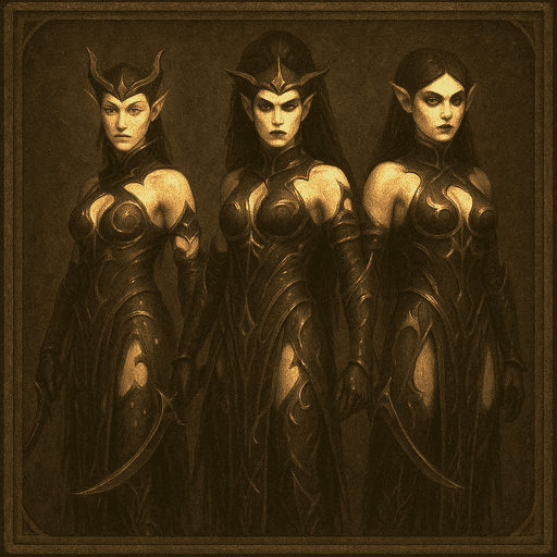 Темные эльфы. Графическое переосмысление || Dark elves. New visual and reskin — Total War: WARHAMMER III Steam Workshop preview image