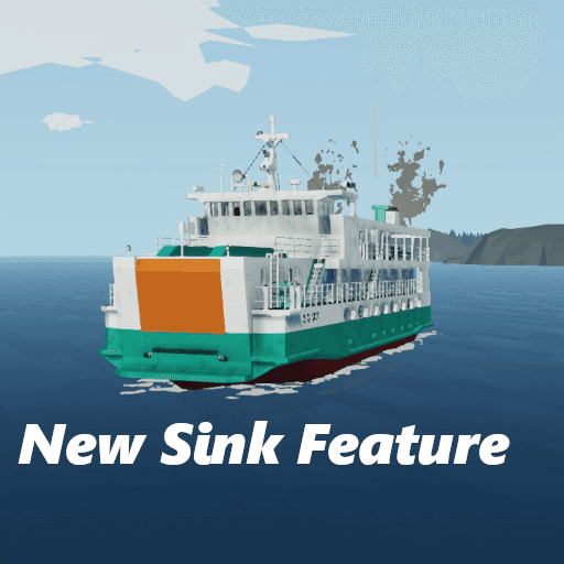 Ferry Tachibana  ( New Sink Feature !! ) — Stormworks: Build and Rescue Workshop preview