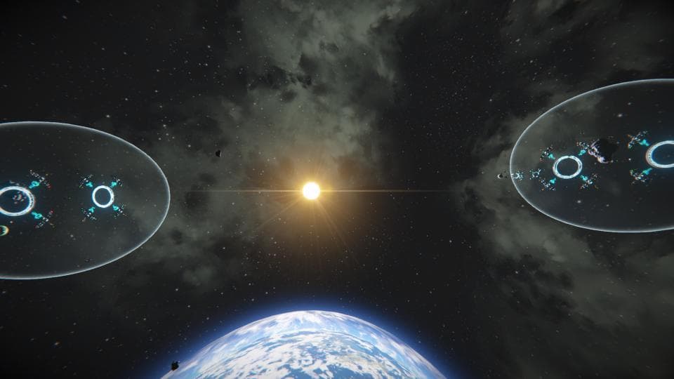 Star System Trade Lanes Template — Space Engineers Workshop preview
