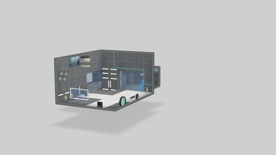 Simple field and laser chamber — Portal 2 Steam Workshop preview image
