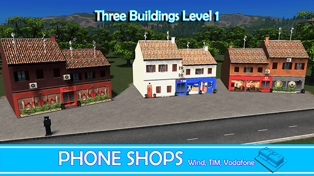 Italian Phone Shop's TIM, Vodafone e Wind — Cities: Skylines Steam Workshop preview image