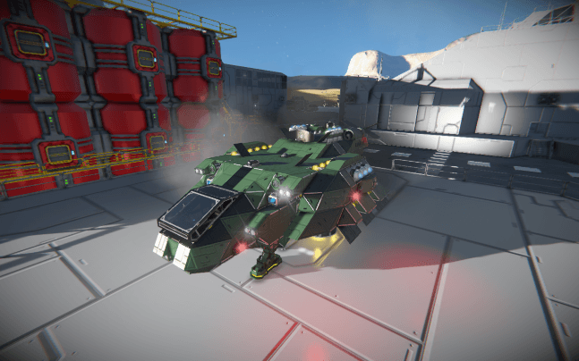 UAC Colonial Light Cargo Shuttle — Space Engineers Workshop preview