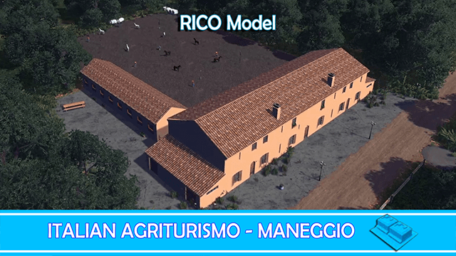 Italian Agriturismo MANEGGIO CAVALLI — Cities: Skylines Steam Workshop preview image