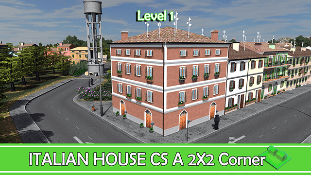 Italian House Centro Storico 2X2 Corner — Cities: Skylines Steam Workshop preview image