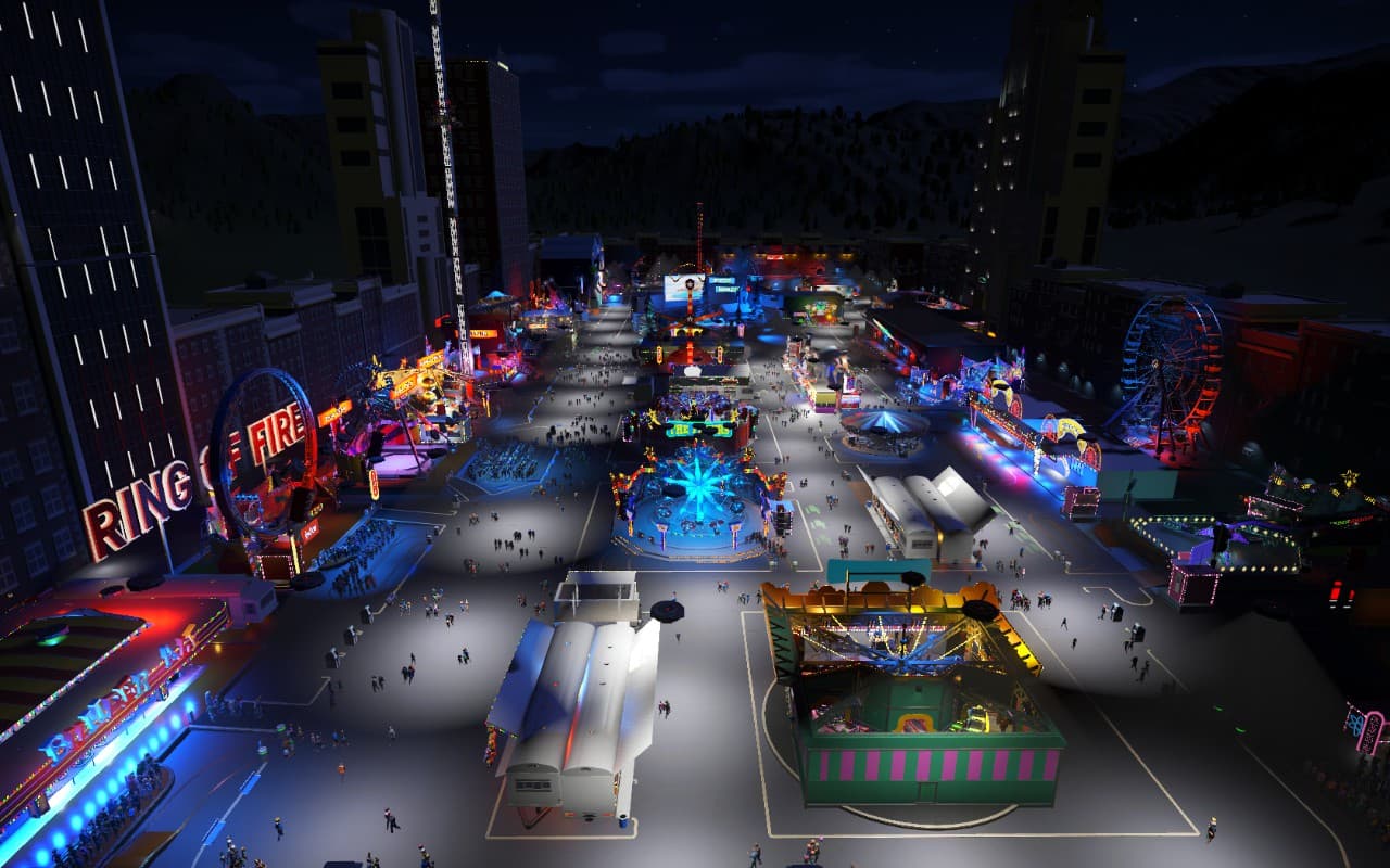 Parc - bac à sable very nice FUN FAIR  REALISTIC — Planet Coaster Workshop preview