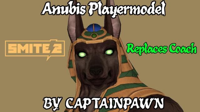 Anubis (Smite 2) Coach Replacement Playermodel — Left 4 Dead 2 Steam Workshop preview image