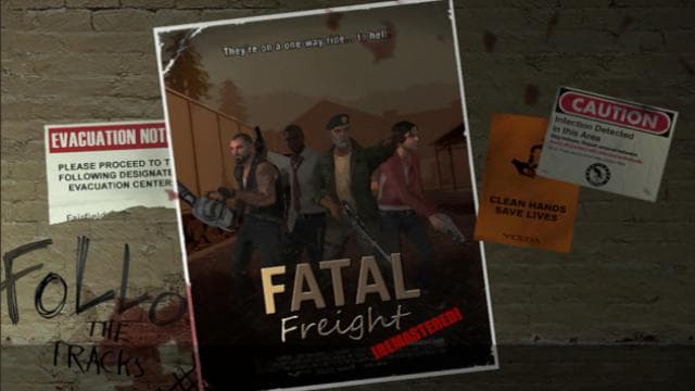 Fatal Freight: Remastered ( Old School Poster ) — Left 4 Dead 2 Steam Workshop preview image