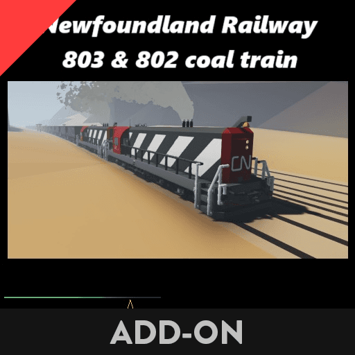 NFRW 803 802 coaltrain — Stormworks: Build and Rescue Steam Workshop preview image