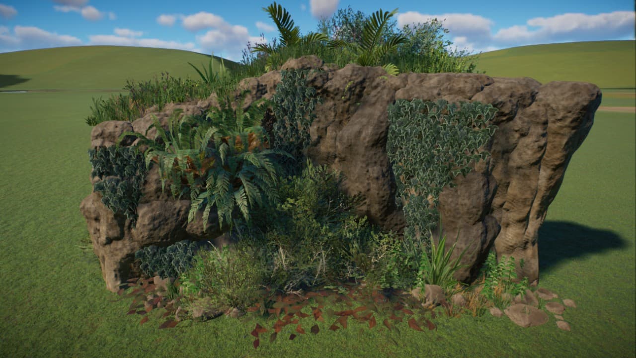 smusiiic's rock wall (01) — Planet Zoo Steam Workshop preview image