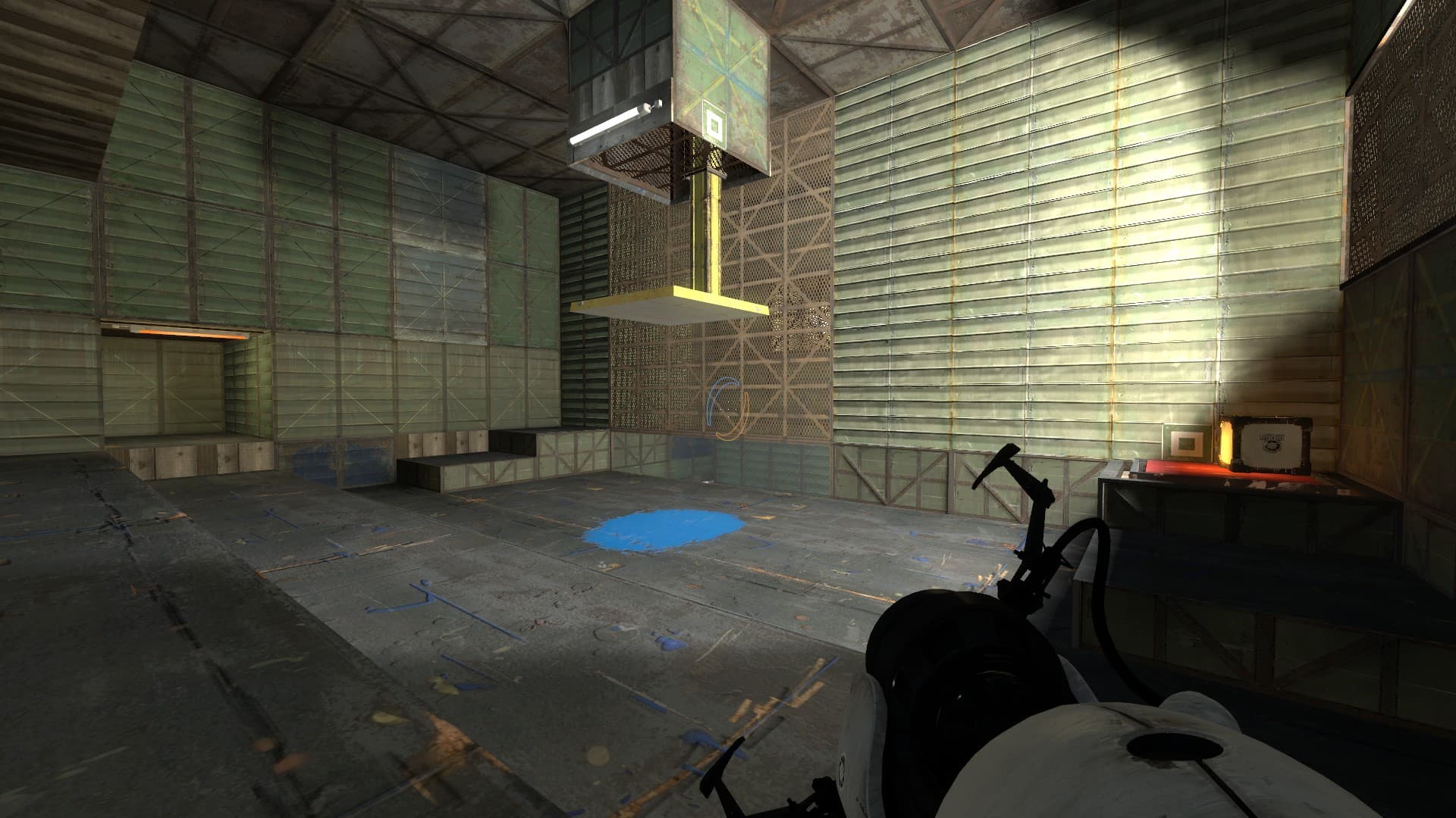 through the ceiling — Portal 2 Workshop preview