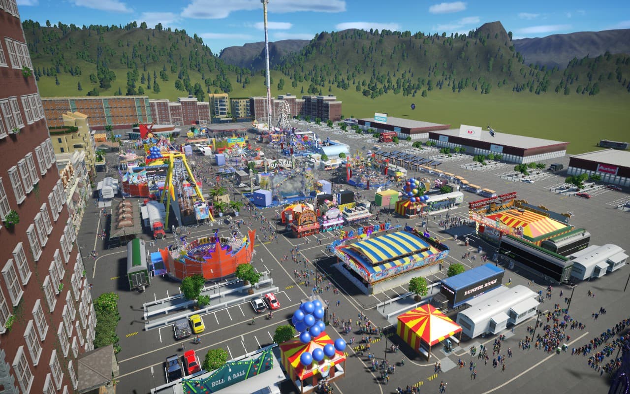 city fun fair shoping center — Planet Coaster Steam Workshop preview image