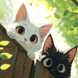 [4K] Curious Cats (PHONE) — Wallpaper Engine Steam Workshop preview image