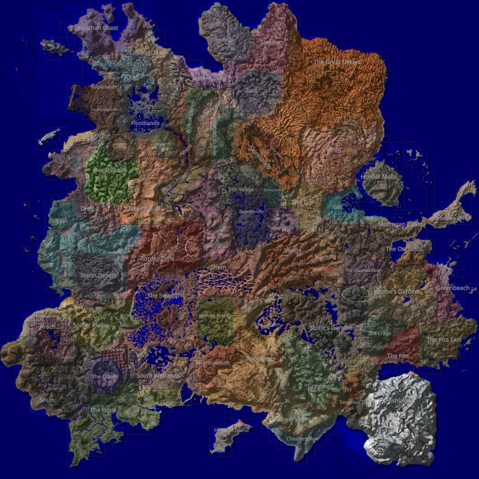 Satellite map — Kenshi Steam Workshop preview image