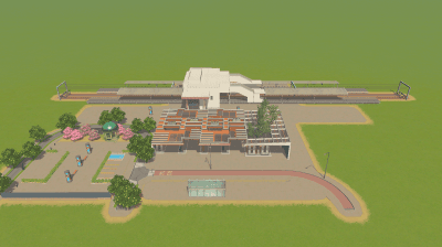 Bus-Zug-Park — Cities: Skylines Workshop preview