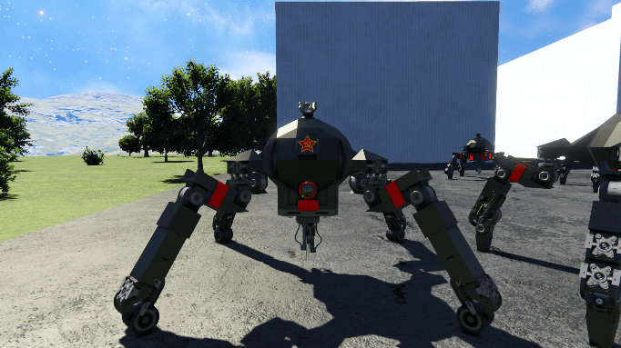 K怖机器人-轮 — Space Engineers Workshop preview