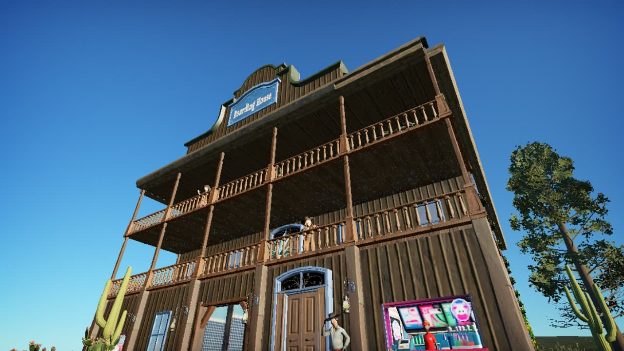 The Boarding House - Western — Planet Coaster Workshop preview