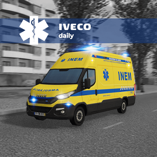 INEM ambulance - Iveco Daily [Vehicle + Prop] — Cities: Skylines Steam Workshop preview image