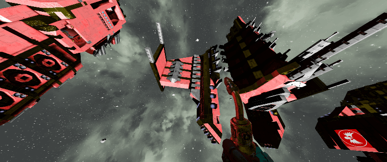 Battle Barge right wing — Space Engineers Steam Workshop preview image