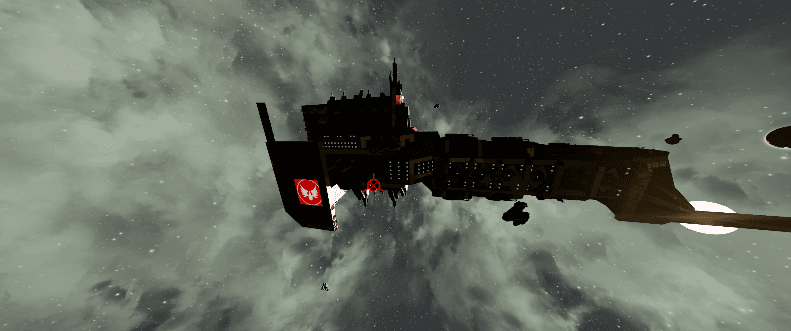 w40k Battle Barge (blood angels) — Space Engineers Workshop preview