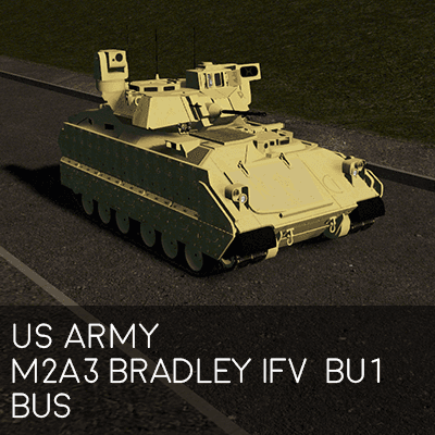 US Army M2A3 Bradley IFV (bus) — Cities: Skylines Steam Workshop preview image