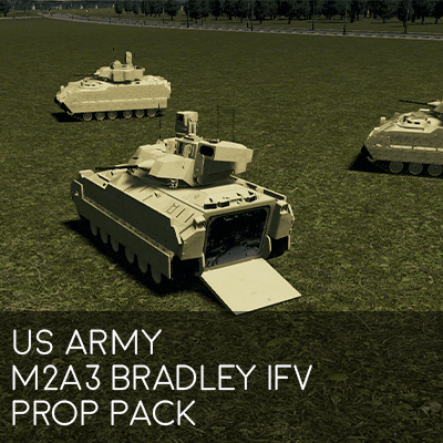 US Army M2A3 Bradley IFV prop/assembly pack — Cities: Skylines Steam Workshop preview image