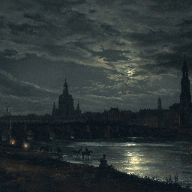 月光下的德累斯顿/View of Dresden by Moonlight — Wallpaper Engine Steam Workshop preview image