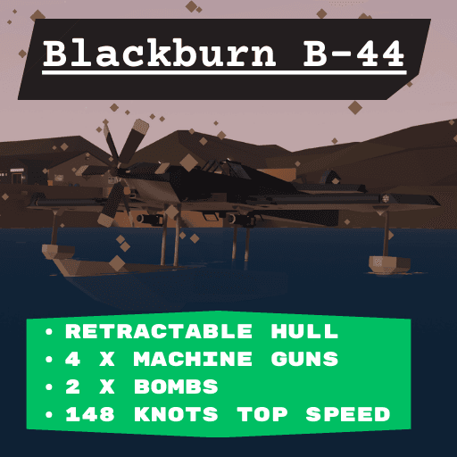 Blackburn B-44 [Retractable Hull Seaplane] — Stormworks: Build and Rescue Steam Workshop preview image