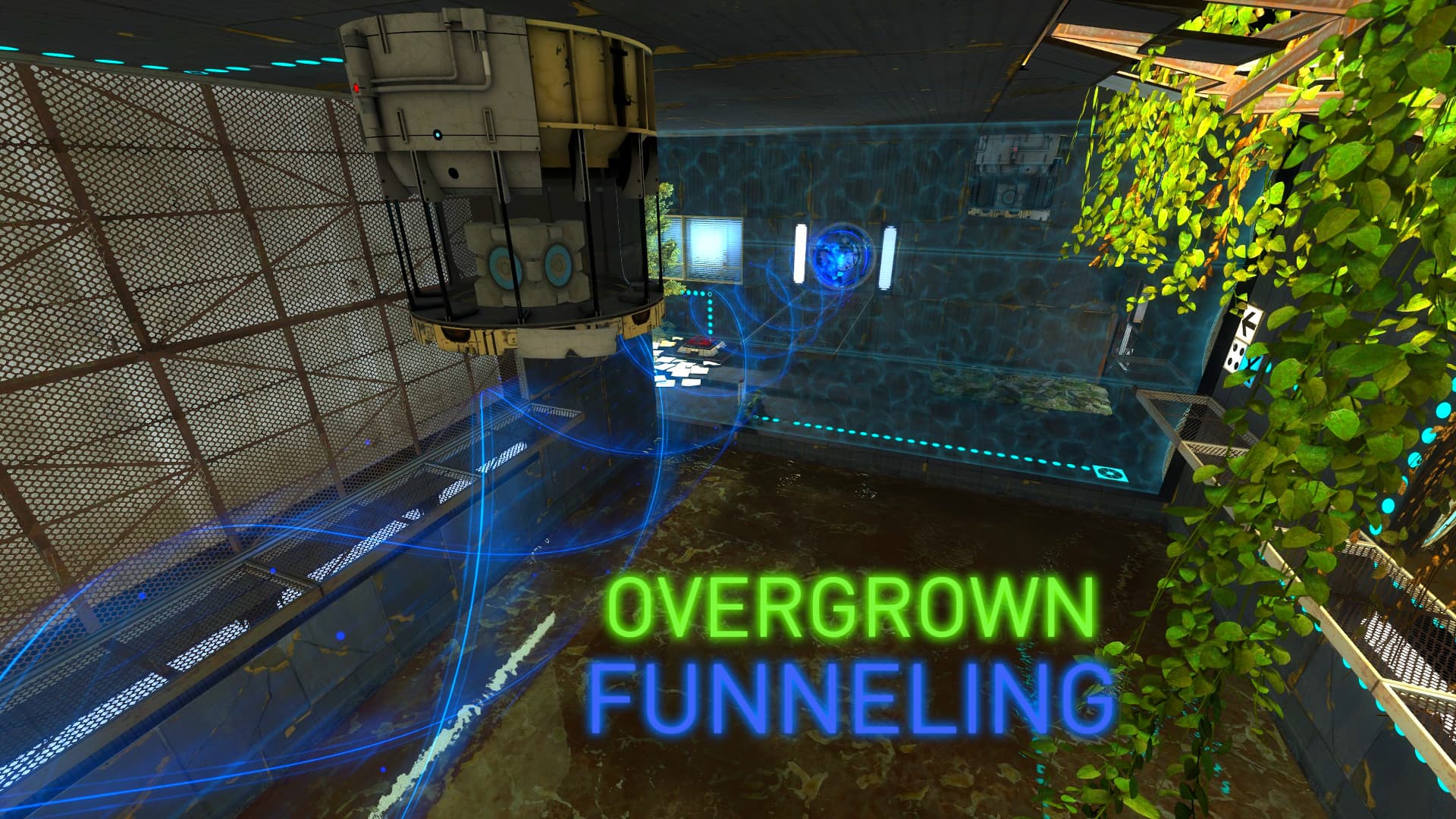 OVERGROWN FUNNELING — Portal 2 Workshop preview