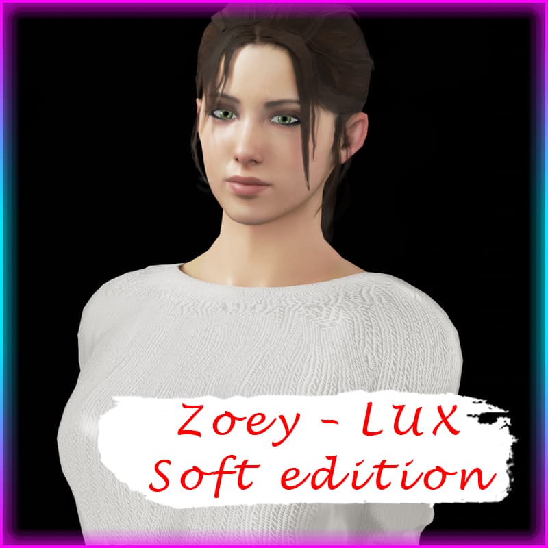 Zoey - LUX [soft edition] — Left 4 Dead 2 Steam Workshop preview image