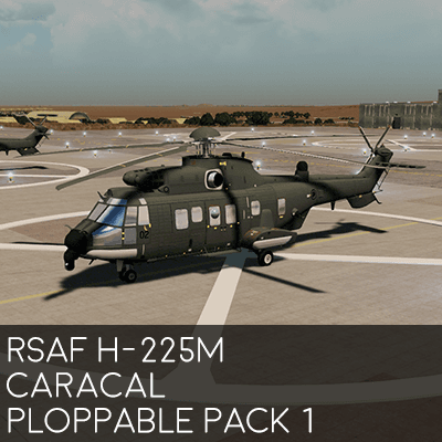 RSAF (Singapore) H-225M Caracal helicopter ploppable pack 1 — Cities: Skylines Steam Workshop preview image