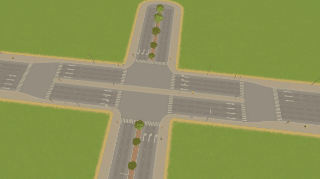 [Semi-Stock] Actually Separated Stopless Junction — Cities: Skylines Workshop preview