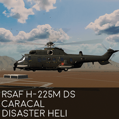 RSAF (Singapore) H-225M Caracal (Disaster Response Helicopter) — Cities: Skylines Steam Workshop preview image