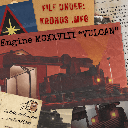 Crane Tank Engine MCXXVIII "Vulcan" — Stormworks: Build and Rescue Workshop preview