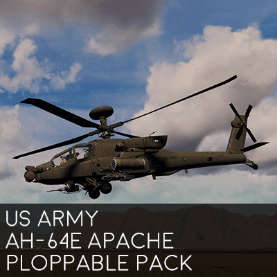 US Army AH-64E Apache Guardian Attack Helicopter (ploppable pack) — Cities: Skylines Steam Workshop preview image