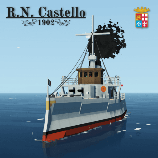 R.N. Castello - Coastal Defense Ship — Stormworks: Build and Rescue Workshop preview