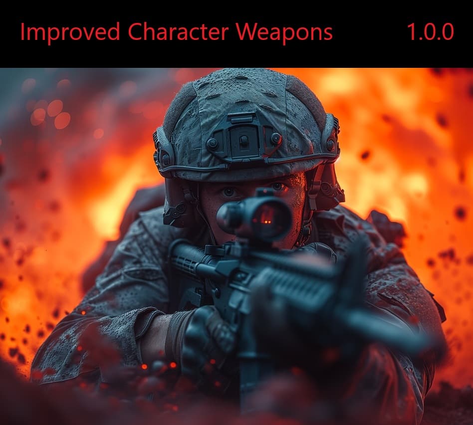 [Dawese] Improved Character Weapons — Space Engineers Steam Workshop preview image
