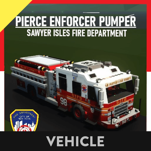 Pierce Enforcer Pumper "Pumper 98" (SIFD) — Stormworks: Build and Rescue Workshop preview