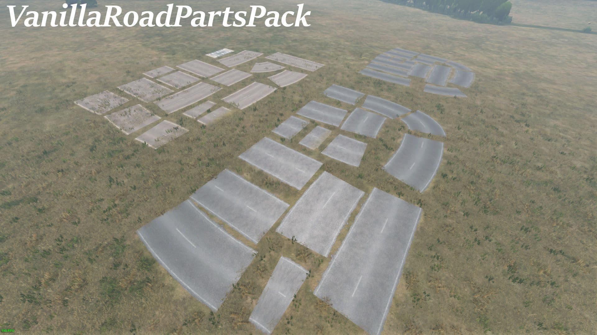 VanillaRoadPartsPack — DayZ Workshop preview