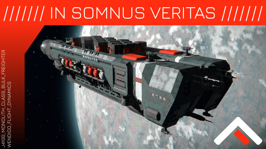 'IN SOMNUS VERITAS' J4100 Monolith Class Bulk Freighter — Space Engineers Steam Workshop preview image