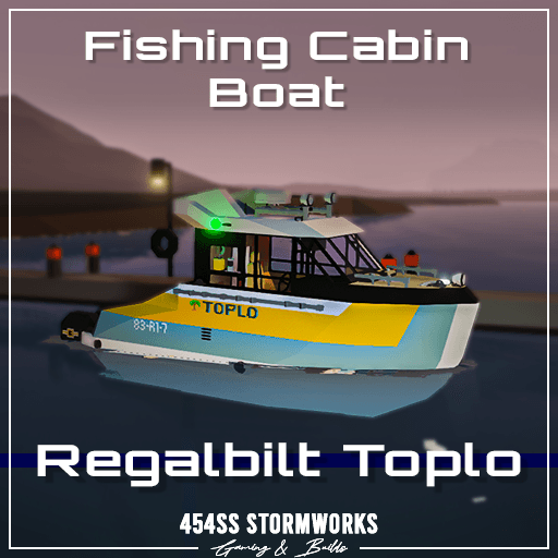 Regalbilt Toplo Fishing Cabin Boat — Stormworks: Build and Rescue Steam Workshop preview image