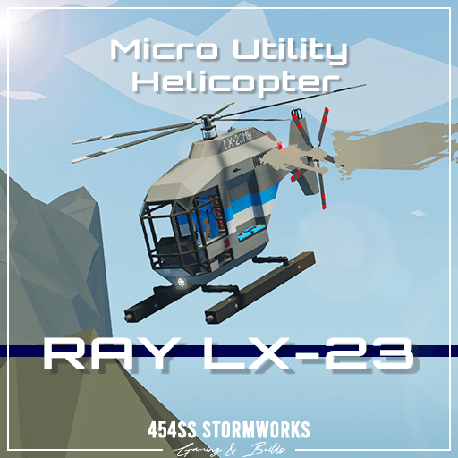 Ray LX-23 OMUA Micro Utility Helicopter — Stormworks: Build and Rescue Steam Workshop preview image