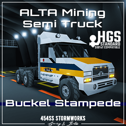 Buckel Stampede ALTA Semi Truck (HGS/SIBTaT) — Stormworks: Build and Rescue Steam Workshop preview image