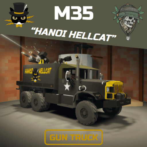 M35 Gun Truck - "Hanoi Hellcat" — Stormworks: Build and Rescue Steam Workshop preview image
