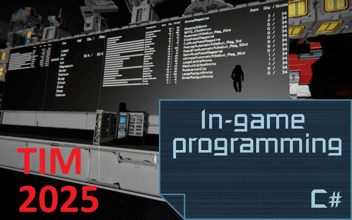Taleden's Inventory Manager (Unofficial) Updated 2025 — Space Engineers Steam Workshop preview image