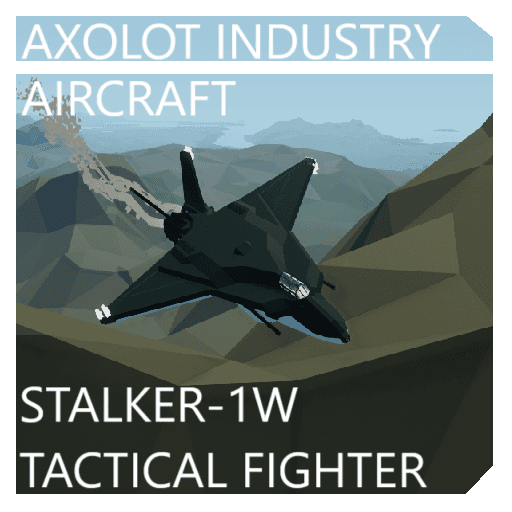 AXOLOTAIR STALKER-1W TACTICAL FIGHTER — Stormworks: Build and Rescue Workshop preview