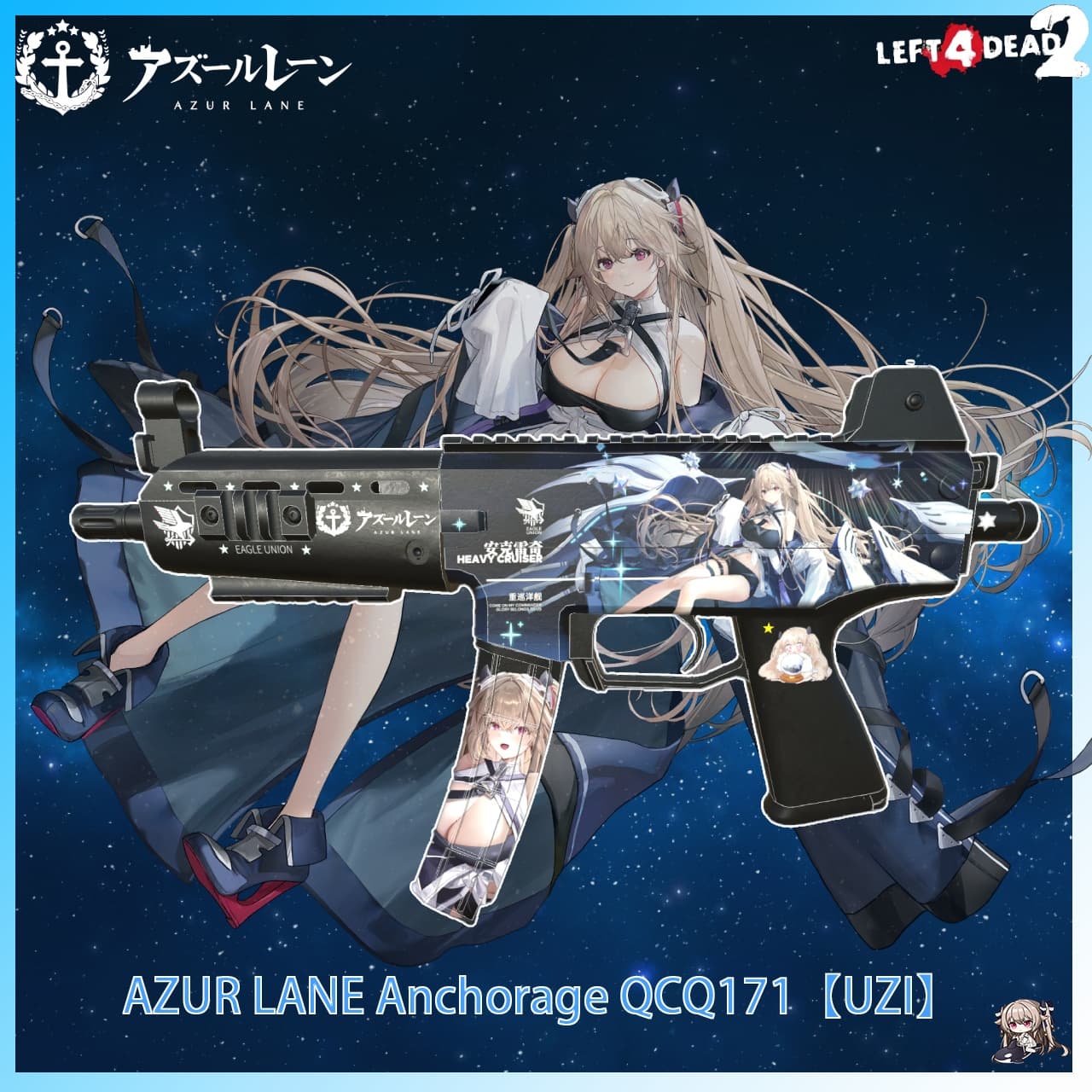 [Azur Lane] Anchorage QCQ171 [UZI] — Left 4 Dead 2 Steam Workshop preview image