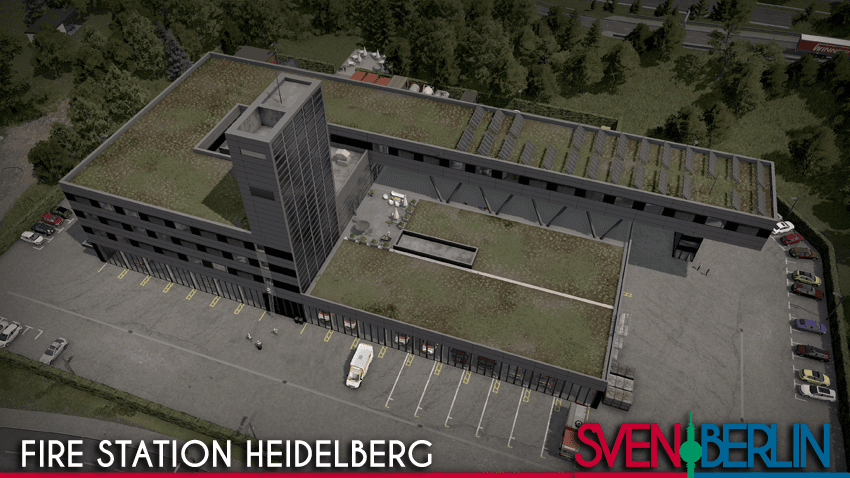 Fire Station Heidelberg — Cities: Skylines Steam Workshop preview image